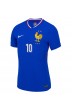 Frankrike Kylian Mbappe #10 Fotballdrakt Hjemme Klær EM 2024 Korte ermer